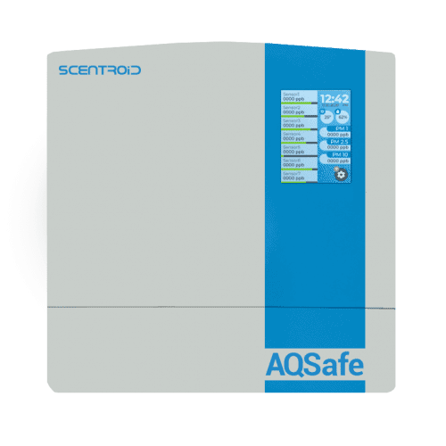 AQSafe Continuous Air Quality Monitoring system by Scentroid